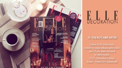 ELLE Decoration Kasım – Aralık sayımız çıktı!